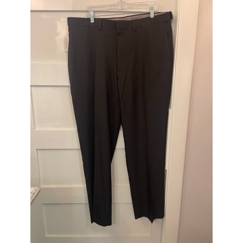 Haggar H26 Premium Stretch Dress Pants Black 40W x 32L NWT